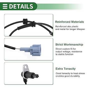 Amazon.com: Motoforti ABS Wheel Speed Sensor Rear Right ABS